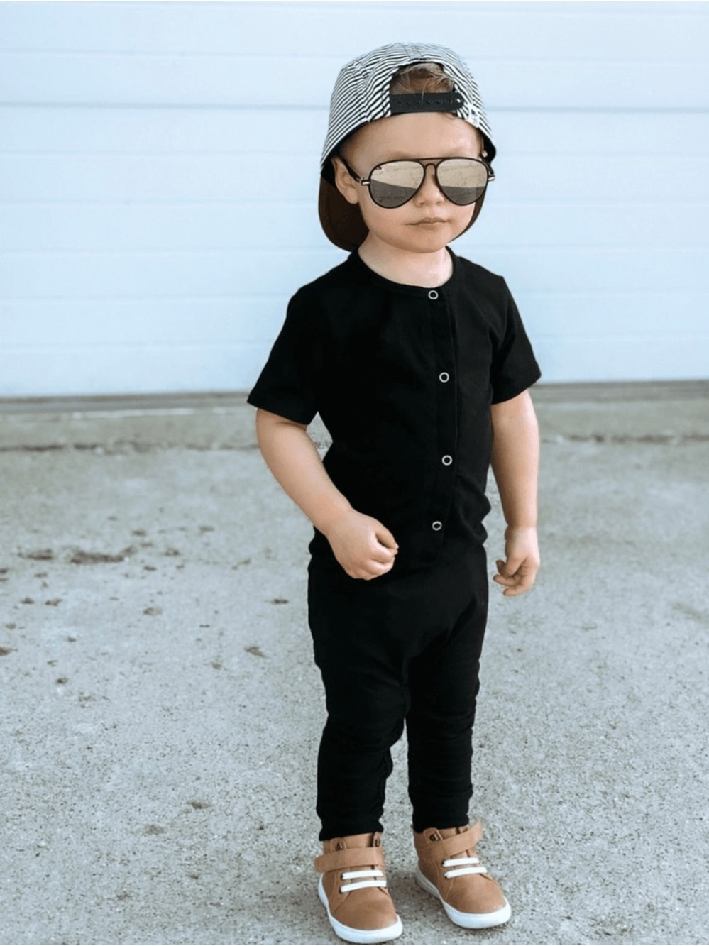 Little Bipsy Classic Snap Romper Short-Sleeve - Picture 5 of 7